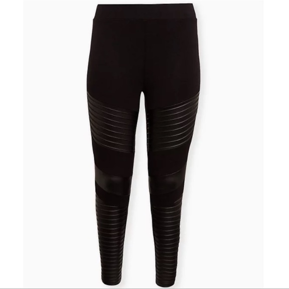 torrid | Pants u0026 Jumpsuits | Torrid Faux Leather Moto Leggings | Poshmark